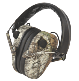 Caldwell E-Max Low Profile Electronic Earmuffs in Mossy Oak BU